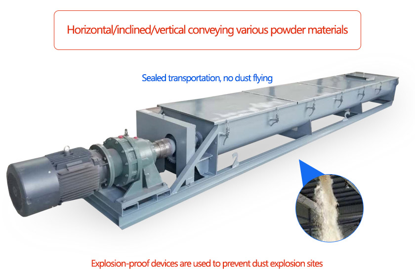 Introduction of Powder Screw Conveyor