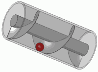 Small Screw Conveyor principle animation
