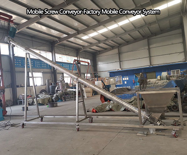 Mobile Screw Conveyor-Factory Mobile Conveyor System