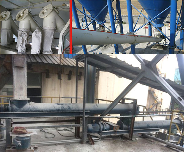 Tubular Screw Conveyor Cement Powder Conveying Site (7 tons per hour)