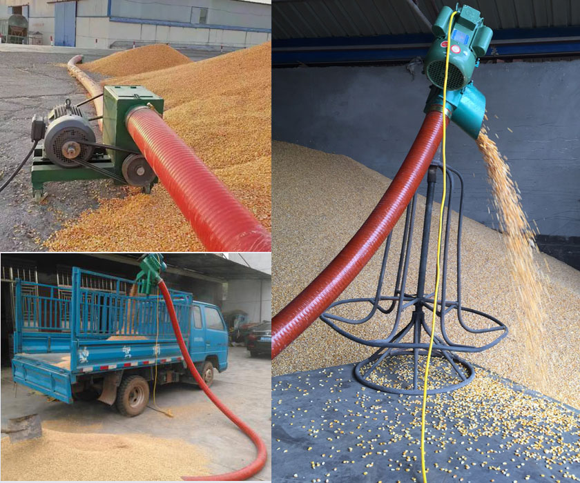 Corn Grain Suction Machine Application