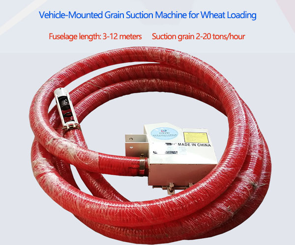 Vehicle-Mounted Grain Suction Machine for Wheat Loading