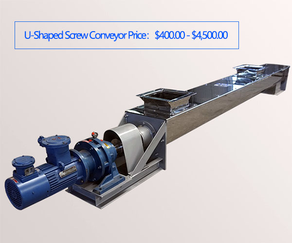 U-Shaped Screw Conveyor Price