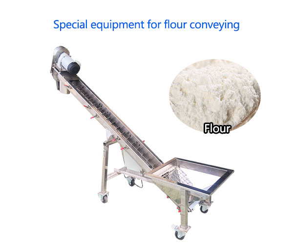 Special equipment for flour conveying